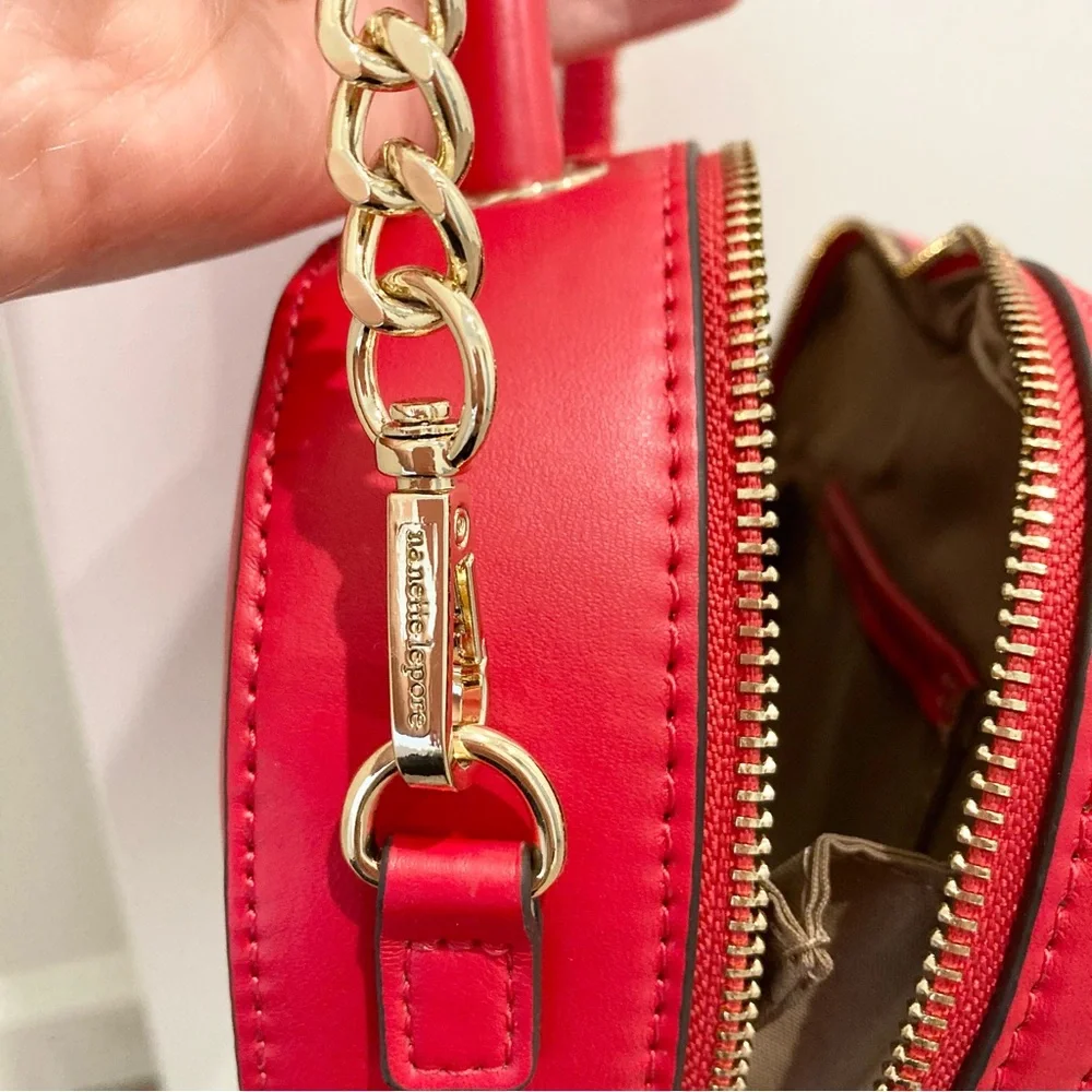 Nanette Lepore red heart bag Barbie new preppy Barbiecore purse - Picture 7 of 9